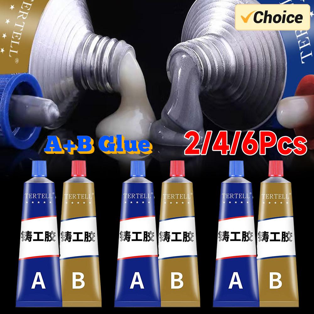 3-1PCS High Temperature Glue for Metal Welding Strength Repair Resistant Magic AB a Plastic Wood B Adhesive Purpose Bi Component