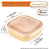 Disposable Kraft Square Food Containers with Lids