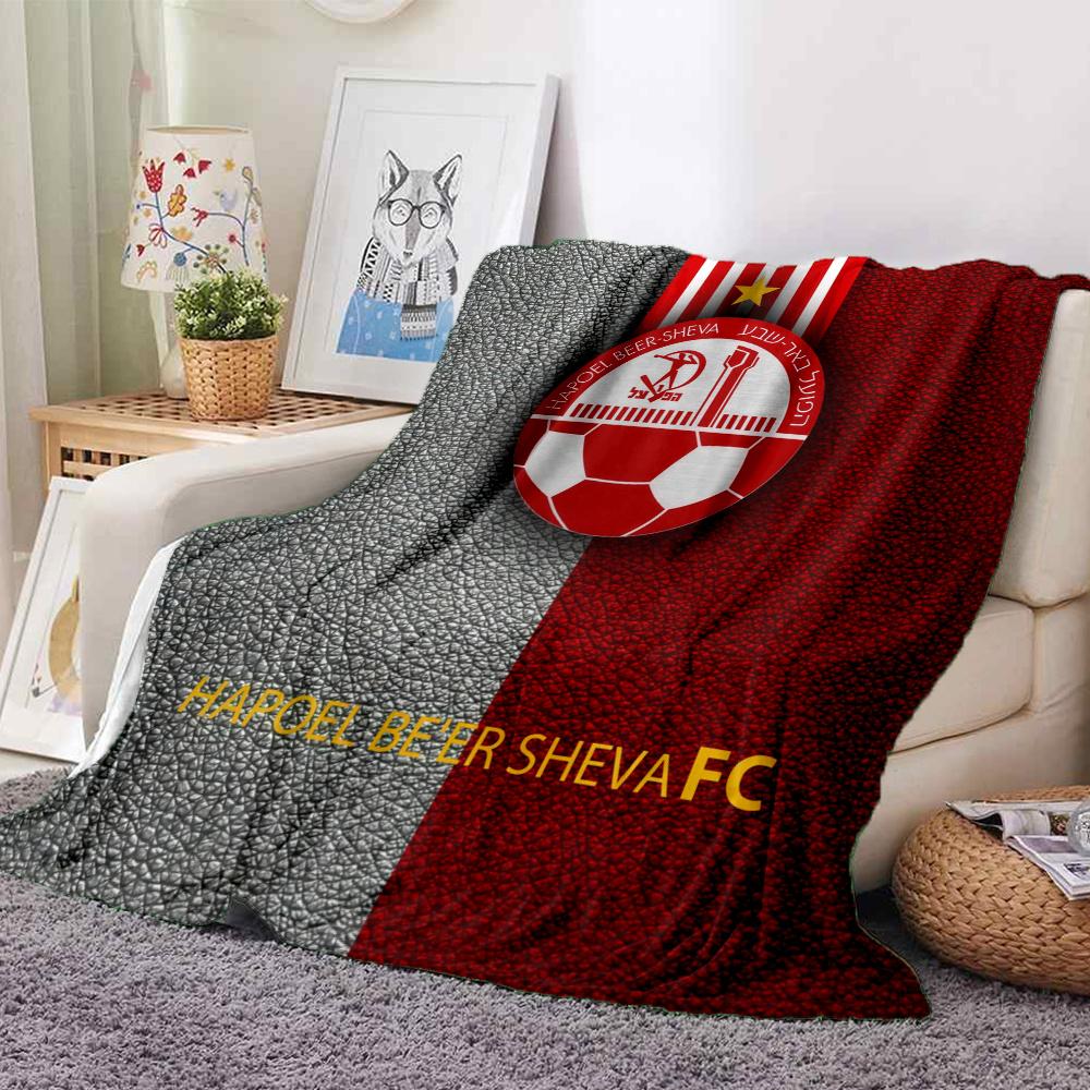 Hapoel Be'er Sheva FC Flannel Blanket, High quality Comfortable for All Seasons, Home Decor, Warmth and Comfort