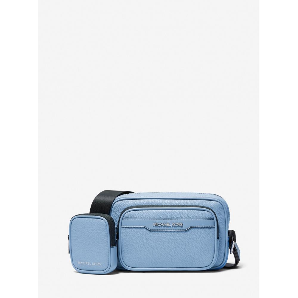 

Michael Kors Cooper Double Zip Camera Bag With Pouch 37t4lcom1l1540 Light Sky F