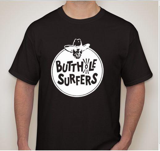 Butthole Surfers Thrash hardcore Punk rock band T shirt tee XL