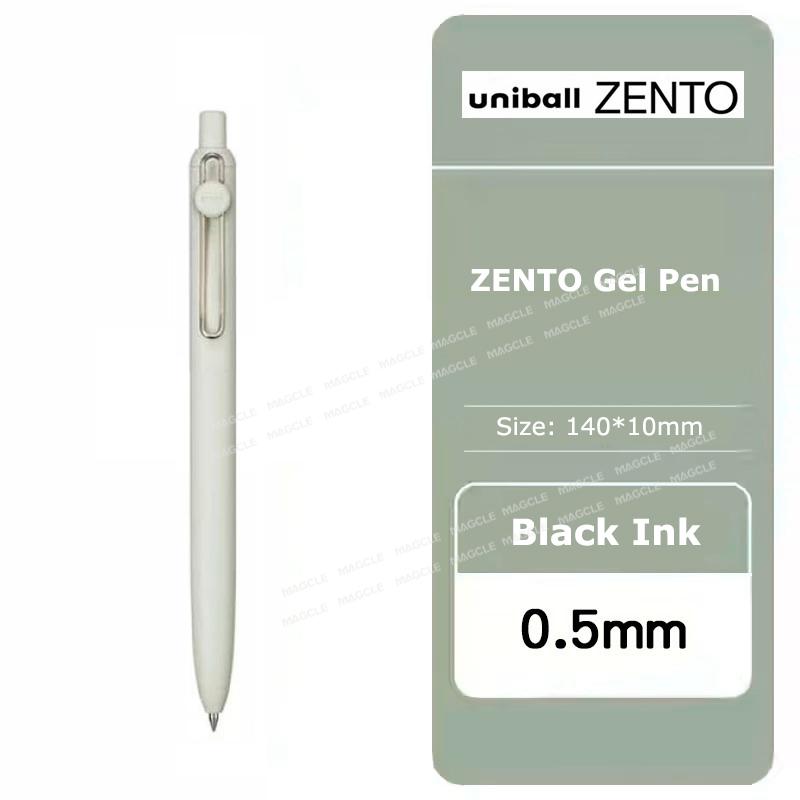 uniball ZENTO Standard 0.38/0.5mm Gelové pero, Hladce píšící kuličkové pero na vodní bázi Vhodné pro různé příležitosti Kancelářské potřeby gray