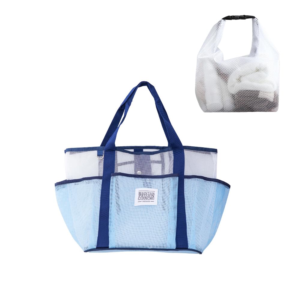 

Сітчастий Окремостоячий Спа Гарячий Великий Швидкий ОК Навіть Коли День Подарунок [JIAHU] Сумка, Сумка, Басейн, Стильний, Жінки, Дорослі, Пляж, Джерела, Море, Ванна, Плавання, синій