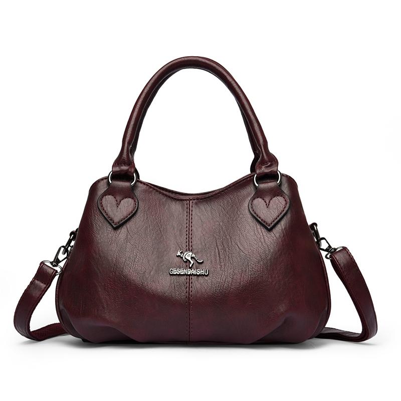 Women's Bag Middle-aged Mother's Handbag Vintage Large Capacity Shoulder Crossbody Bag