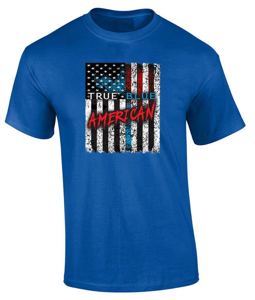 True Blue American Flag T-Shirt XXXL