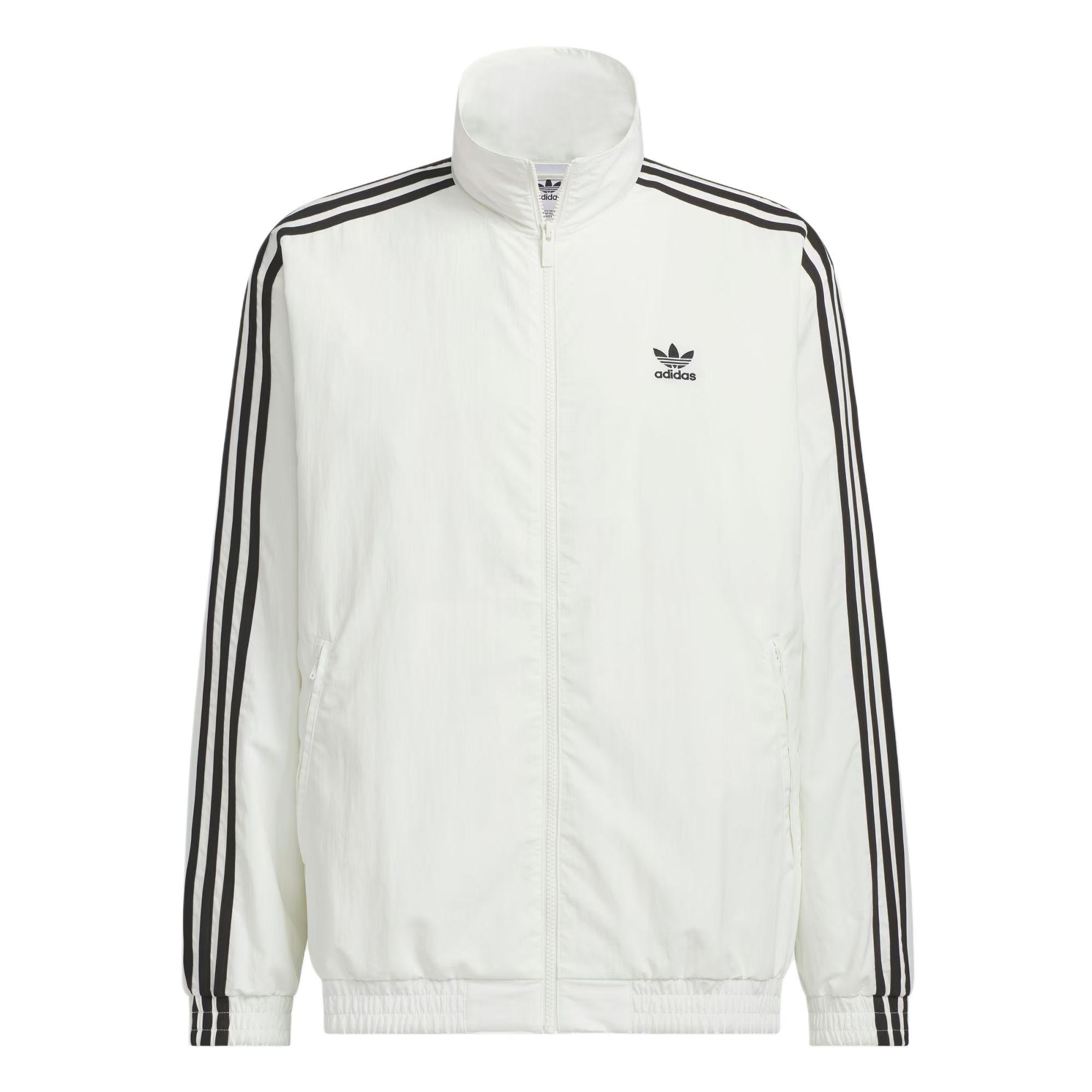 adidas Firebird Track Jacket Loose Fit Asia Sizing  Off White  Men s KC1455 XL