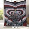 Coperta in Flanella Horror Freddy F-FNAF Games, Coperta in Peluche Calda Ultra Morbida per Casa Camera da Letto Letto Divano Ufficio Campeggio Picnic