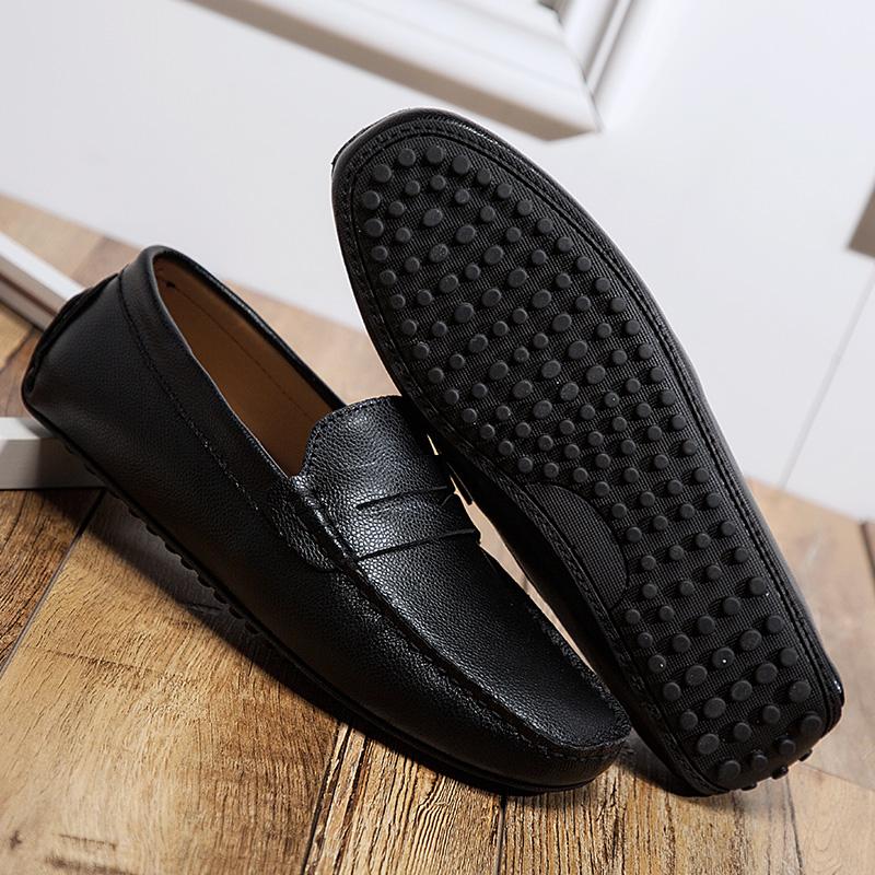Men Loafers Shoes Summer Autumn Slip-On Casual Driving Shoes Men'S Flats Genuine Leather Male Footwear Moccasins Big Size 38-47