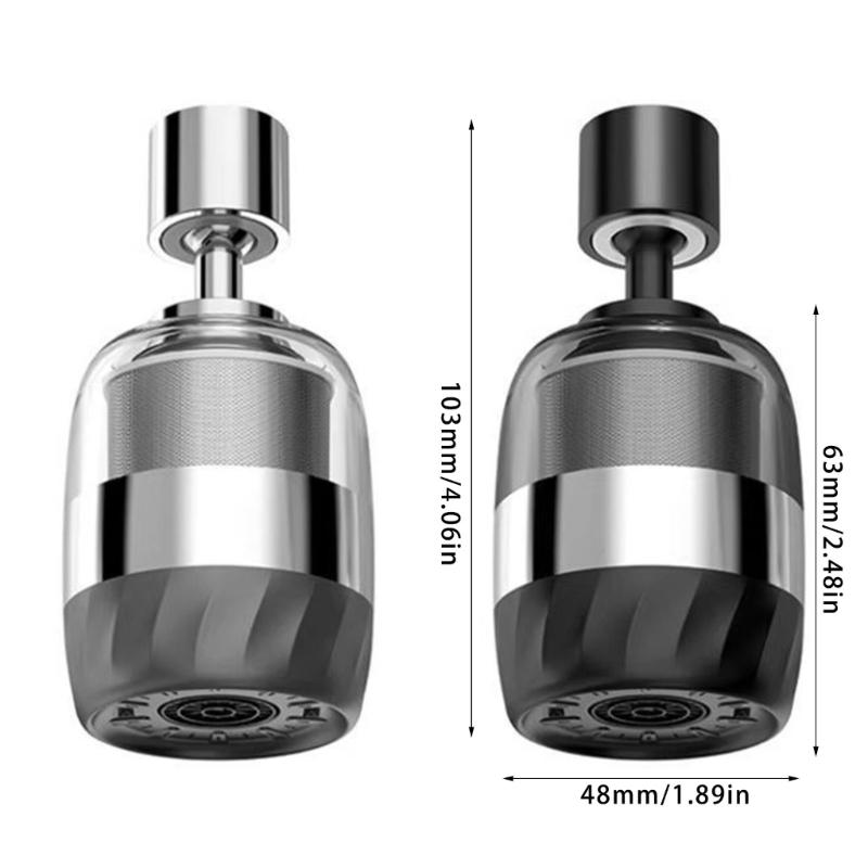 Adjustable Rotating Faucet Extension Guards Filtration Systems for Kitchen Sink Filter Cartridges ABS Construction
