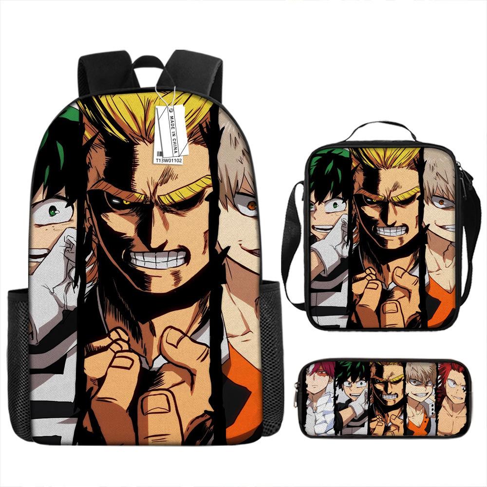 My Hero Academia MyHeroAcademia Student School Bag Burden Reduction Spine Protection Backpack Backpack Lightweight Spine Protection