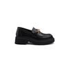 Sheepskin version~ thick-soled women's black small leather shoes retro JK shoes genuine leather single shoes