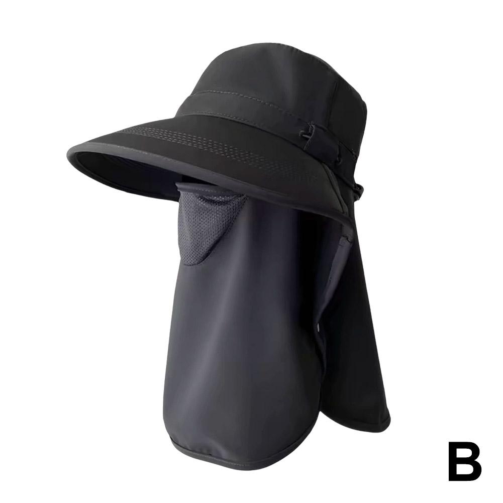 Summer Travel Sunshade Sunblock Hat For Women Full Coverage Large Eaves Empty Top Anti-UV Sun Hat Travel Beach Hat
