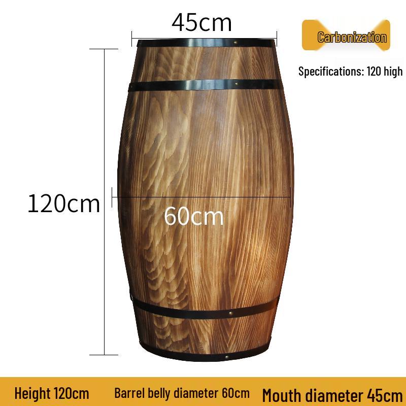 Wooden Wine Barrel Decoration - Oak Beer Barrel Wedding & Bar Photography Prop