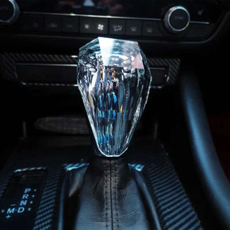 Car Gear Lever Trim Interior Accessories Tools For Mazda 3 Axela/Atenza/CX4/CX5/CX30 Crystal Gear Shift Knob Cover, Fit