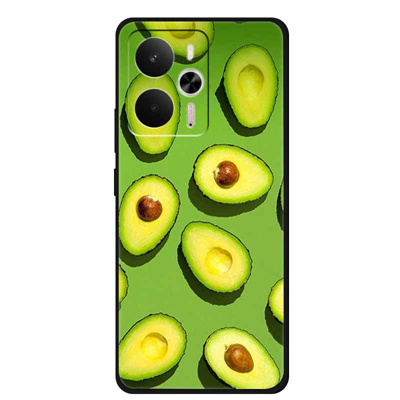 For Realme 14 Case Soft TPU Black Silicone Cover for Realme 14 5G Global RMX5070Soft Case Shockproof Cover RMX5070 Oppo Realme14