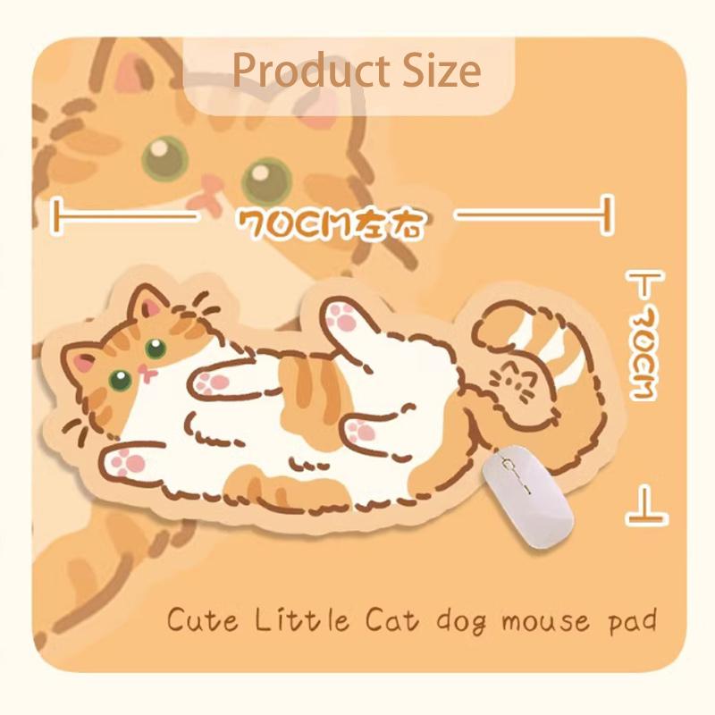 30*70 cm Kawaii Furry Mouse Pad  Kitty Cats Mouse Mat 70x30cm Gamer Desk Carpet Anime Mousepad Gaming Accessories Play Mats