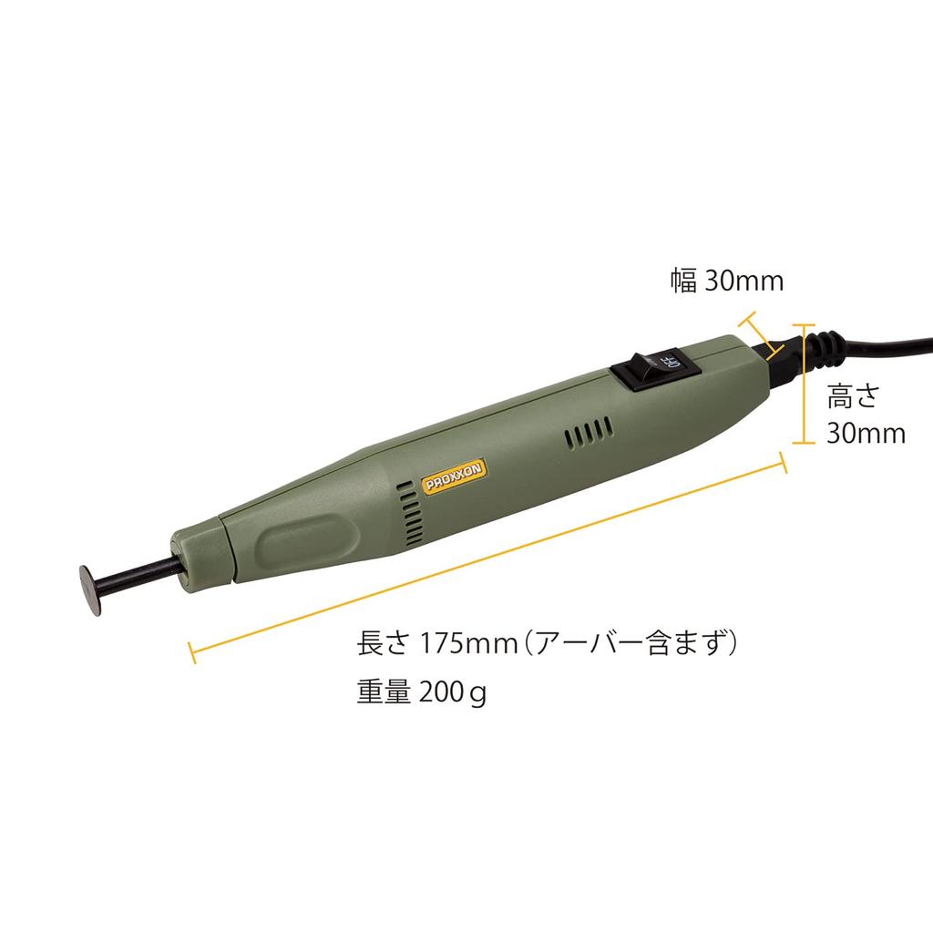 PROXXON Pen Sander Tip 3 Paper 28594 (8 Shapes, Types) No.