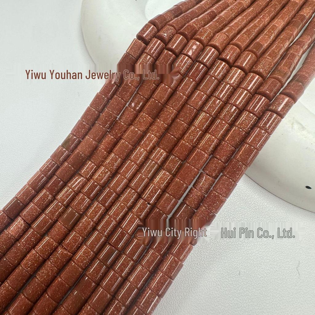 4x4mm Natural Stone Cylinder Beads for Handmade DIY Jewelry, Bracelets & Necklaces