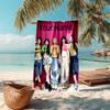 Personalized customized proof beach towel with (G)I-DLE pattern - soft, absorbent, quick-drying, perfect swimming, camping&bathing