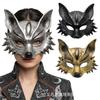Halloween Liška Karneval PU Zvířecí Maska - Maškarní Kostým na Mardi Gras