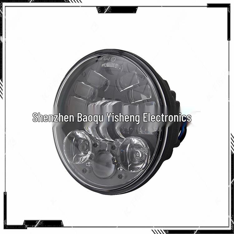 5.75-Inch LED Remote Control Headlight for Harley Motorcycles