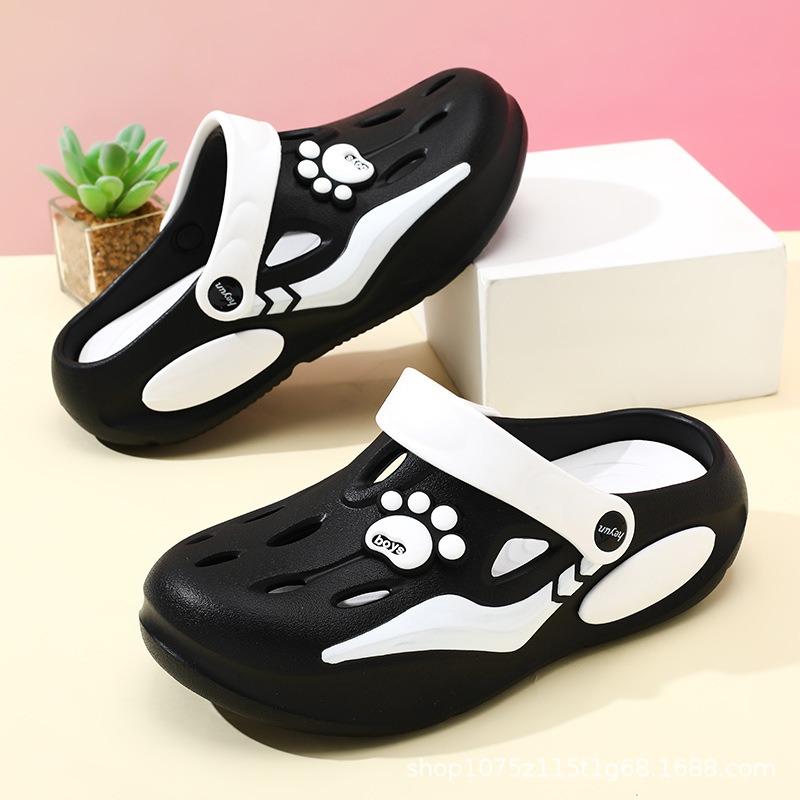 

Summer new women s hole shoes platform non-slip wear-resistant fashion two-color leisure outdoor beach bag head mop 39-40