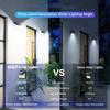 Solar Lights Outdoor, Motion Light 3 Working Modes Wall Lamps with 270° Wide Angle Wireless Waterproof Human Sensor Deck Lamp
