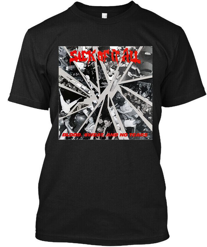 New POPULAR! Sick of It All Blood, Sweat and No Tears American T-Shirt XXXL