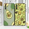 Cartoon Cute Avocado Soft Phone Case for Samsung A17 A37 A57 A16 A26 A36 A56 A15 A25 A35 A55 A14 A24 A34 A54 A13 A23 A33 A53 A52