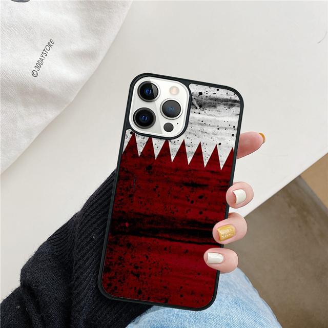 

Qatar Flag National Banner Phone Case Cover For iPhone 17 Air 15 16 14 13 12 Pro Max 11 Pro Max Plus Coque Shell iPhone 15