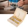 15PcsCelsiusSet Cemented Carbide Router Bit Woodworking Milling Cutter Kit with Storage Box