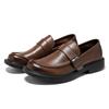 3050 casual leather shoes men's new business dress shoes genuine leather one-pedal men's shoes