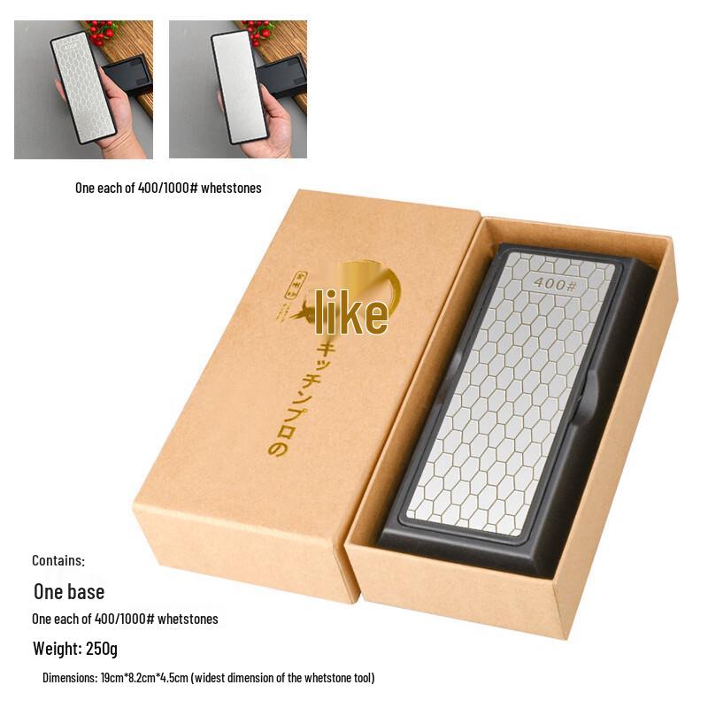 ZISIZ Diamond Dual-Grit Knife Sharpener