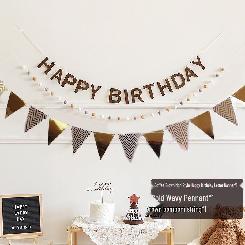 First Birthday Pom-Pom Bunting & Photo Banner for Boys and Girls