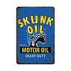 Vintage Motor Oil Metal Tin Sign Pendant Set, Retro Wall Art for Garage, Auto Shop, for Man Cave, Mechanic Workshop, Car Deal