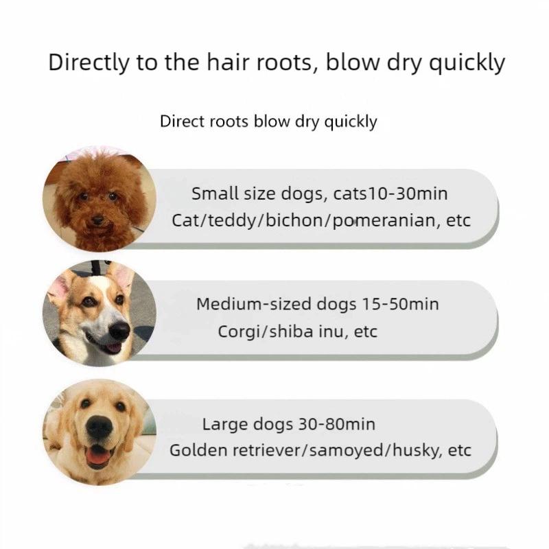 Smart Electric Hot Air Pet Grooming Brush - 3-in-1 Hair Dryer, Detangling & Straightening Comb for Fast Drying Dogs & Cats