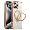 Case for iPhone 15 Pro Max - TPU+PC, Orange, With Stand