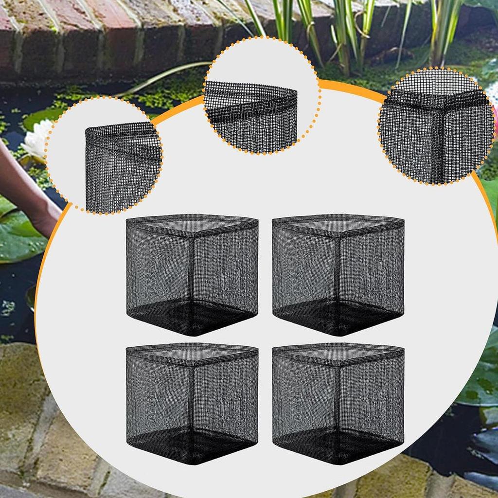 4 Aquatic Planting Bags, Planter Pots Designed for Terrestrial Plants In Ponds