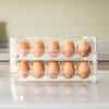 Large Capacity Fridge Egg Holder 10 Grids Egg Fresh-keeping Case Egg Organizer  for Kitchen