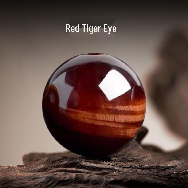 

Tiger Eye Crystal Beads: Golden Yellow, Blue, Red Cat s Eye Loose Beads for DIY Bracelet - Five Elements Spacer Beads