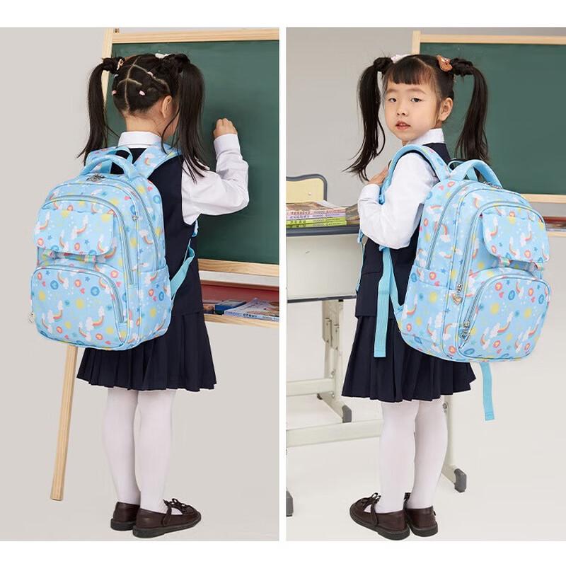 Li Shen Kids' Cartoon Water-Repellent Backpack Set
