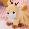 Key Ring Pendant Stuffed Deer Keychain Fawn Keychain Fluffy Elk Doll  Christmas Gifts