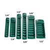 Cutie Organizator Depozitare Chei Tubulară Suportă Chei Tubulare cu Acționare 1/4 3/8 1/2 Inch Șină ABS