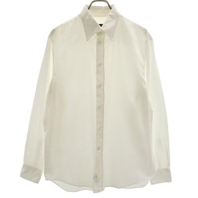 Long Sleeve Button Down Shirt 43/17 White System Men's Used