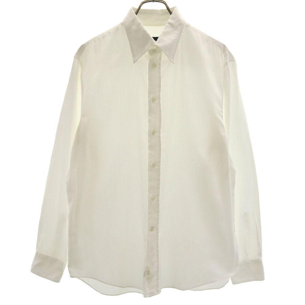 Emporio Armani Long Sleeve Button Down Shirt 43/17 White System Men's Used