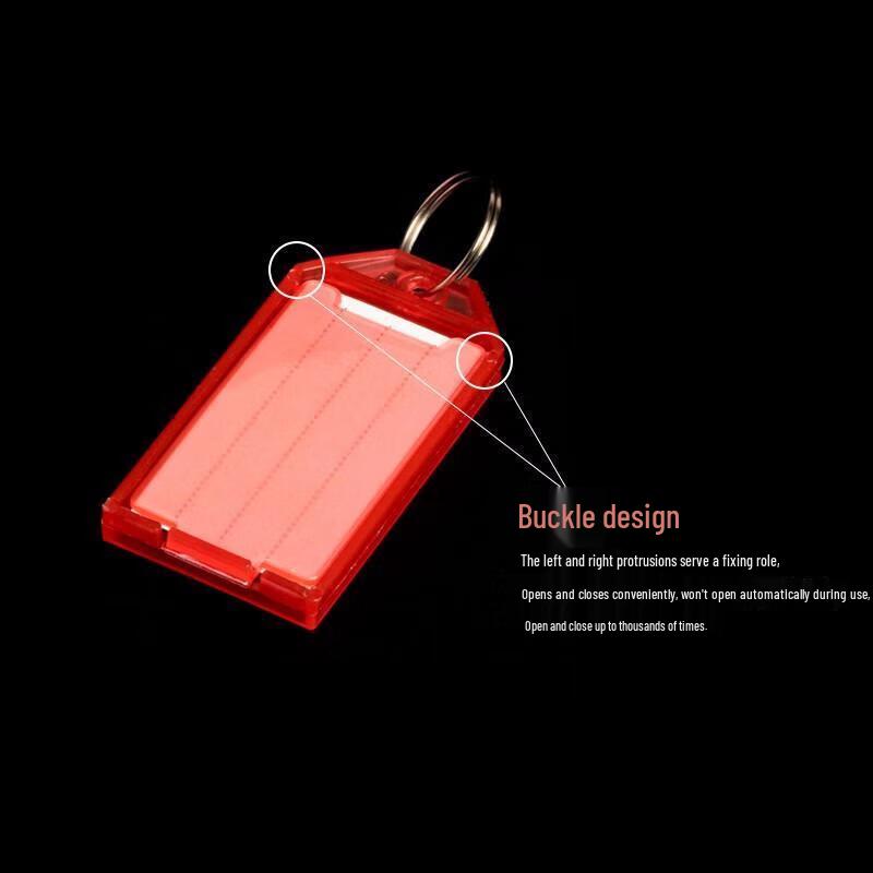 Gureide 20-Pack Colorful Key Tags