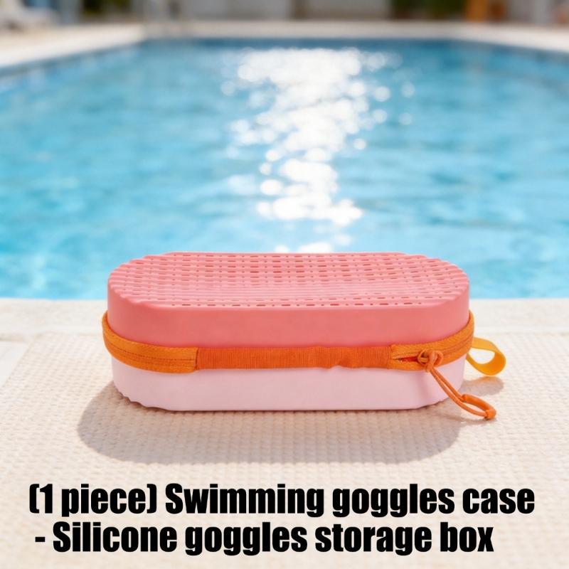 Premium Adjustable Swimming Eyewear Case With Two Sided Ventilation Openings For Fast Drying And Mushroom Protection