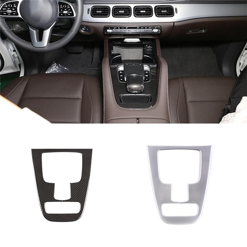 Ac29-Car Gear Shift Panel Trim For Mercedes Benz GLE GLS - Gear Decorative Frame Accessories