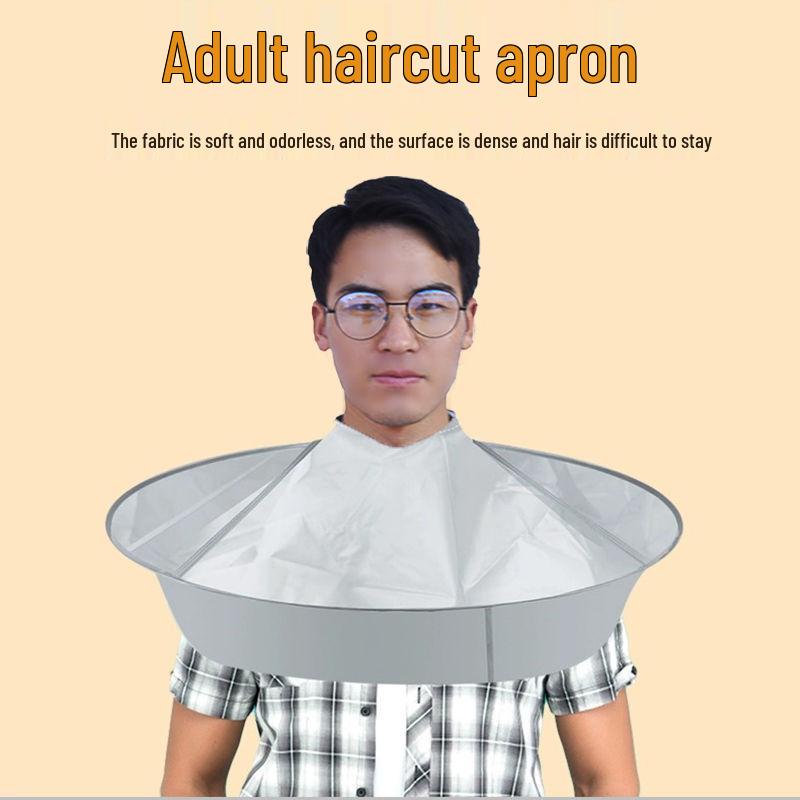 Adult & Child Non-Stick Haircut Cape for Barbers and Home
