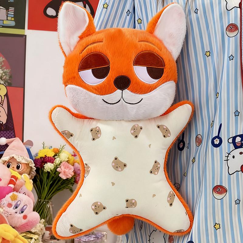 

Zootopia Nick Judy Plush Toy Bean Bag With Short Plush Filling For Kids FoxBeanBag,35cm